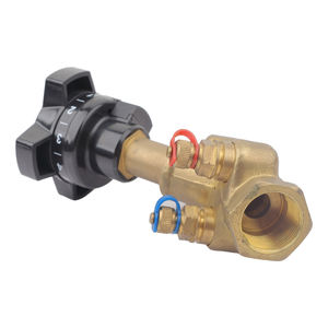 暖通空调系统水暖材料用黄铜铜液体流量平衡调节流量计阀门软管管件 - Product Image 4