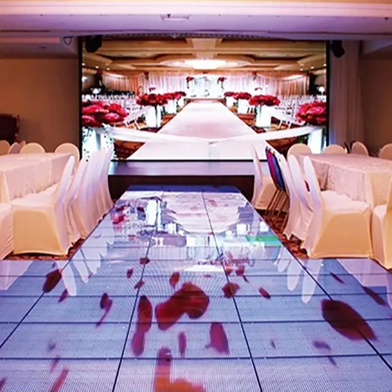 شاشة فيديو للحفلات والحفلات الرقصية تضم شاشة LED على الأرضيات