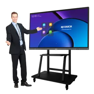 75 86 Inch Large Led Ifp School IR Touch Screens Display All In One Pc Smart Interactive Board Electronic Interactive Whiteboard