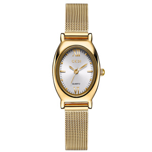 Montre ovale haut de gamme pour femme, petite et raffinée, montre-bracelet étanche à quartz pour femme - Product Image 4