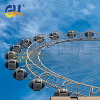 Grande Roue Géante de 50m, 65m, 88m, 101m – Attraction par des Fabricants Chinois Fiables pour Équipements de Manèges de Parcs d'Attractions