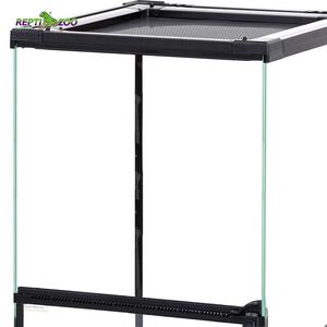 REPTIZOO 96,3 Gal / 364,5 L Habitat pour reptiles en verre de forme triangulaire, grand paludarium écologique pour reptiles - Product Image 3