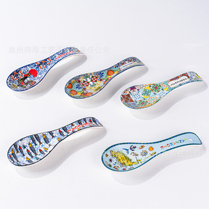 Porte-cuillères souvenirs de voyage personnalisés en céramique, décoratifs, thème plage et océan, cadeau pour la promotion touristique - Product Image 3