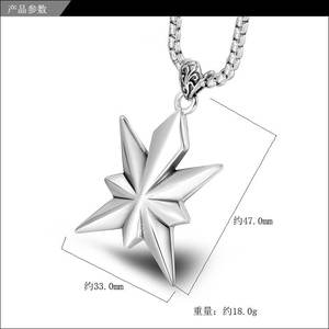 Pendentif porte-bonheur en acier inoxydable, couleur or 18K, pour Couple, collier pour amoureux, bijoux - Product Image 2