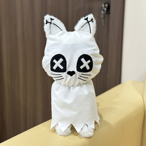 Peluche Gatto Scheletro di Halloween 25cm, Giocattolo di Peluche Cartoon, Divertente Compagno, Bambole Anime e Videogiochi, Regalo per Bambini - Product Image 2