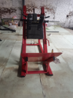 Machine à Squat Inclinée à Charge Libre pour Salle de Sport Commerciale, Appareil d'Entraînement des Jambes pour Club de Fitness
