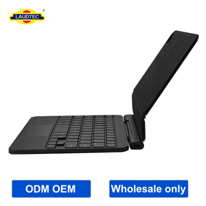 Clavier magique ultra-plat pour iPad Mini 7/8, disposition Europe/Français/Allemand, avec pavé tactile intégré et touches de raccourci, coque de clavier - Product Image 4