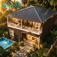 Casas Modulares Prefabricadas AKAY, Construcción en Paquete Plano, Ensamblaje Flexible, Casa Prefabricada Portátil Tipo Villa para Apartamento