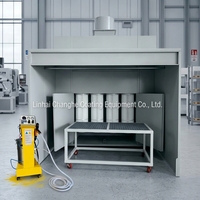 Four de cuisson industriel électrique Changhe pour peinture en poudre, four de durcissement pour lots moyens, contrôle PLC, pour pièces en acier, ensemble de peinture, occasion
