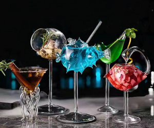 Verre à cocktail de poisson-globe, verres à vin en forme de poisson Mojito verre gobelet verrerie pour la maison fête Bar Club Restaurant - Product Image 2