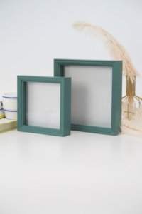 Wholesale MDF Photo <strong>Frame</strong> Wall <strong>Gallery</strong> High Quality 2025 New Design Custom Size Art Home Decor White <strong>Green</strong> square Picture <strong>Frame</strong> - Product Image 2
