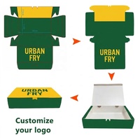 Maßgefertigte Verpackungsbox für Gebratenes Hähnchen Papiertüte Lebensmittelgeeignete Takeaway-Verpackung mit Logo OEM Fast-Food-Verpackungshersteller
