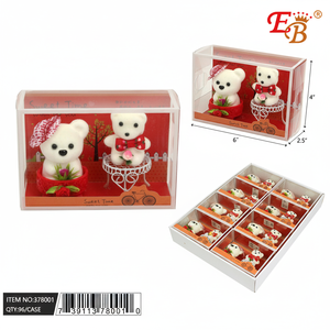 6 "X4" ของขวัญวันวาเลนไทน์หมีคู่96ชิ้น12DIS(8)/CS - Product Image 3