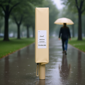 Oswell Ombrello Pieghevole TS-D55-2NS 8 Stecche Nylon Apertura Manuale Protezione Solare e Pioggia Design Minimalista - Product Image 2