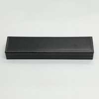 En stock boîte de montre rectangulaire en cuir PU boîte d'affichage d'emballage de capacité de montre unique avec matériau intérieur polaire de perle