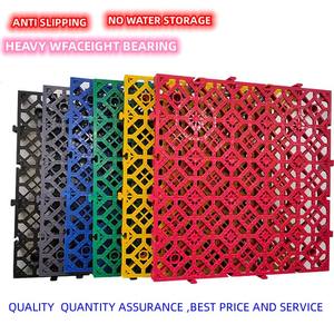 Rejilla de empalme para sala de lavado de coches de 400x400mm, conexión de plástico para garaje, azulejo de suelo extraíble, suelo de plástico - Product Image 2