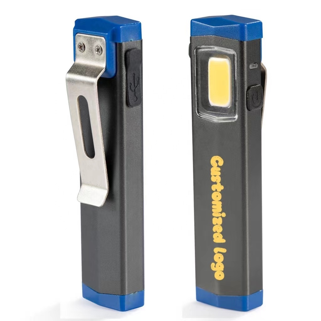 New Portable COB Strong Magnetic Lamp Handheld Led 3W Rechargeable Mini Work Light Hand Torch