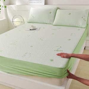 Style moderne Qualité Refroidissement Pliable Trois Pièces Ensemble <span class=keywords><strong>de</strong></span> Draps Classe Cool Sensation <span class=keywords><strong>Glace</strong></span> Soie Matelas Cool Bean Drap-housse - Product Image 2