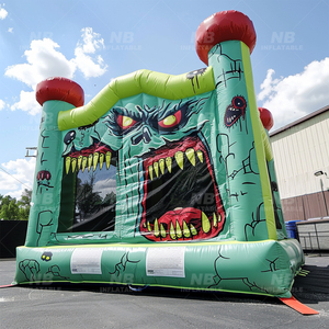 Outdoor <b>Inflatables</b> Pumpkin Jumping Bouncing Haunted Castle Halloween <b>House</b> for Party Kids <b>Inflatable</b> Bouncer <b>Inflatable</b> - Product Image 2