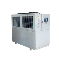 Refroidisseur d'eau industriel à air comprimé 30 kW / Refroidisseur d'huile / de liquide / de solution avec pompe, économe en énergie, réfrigérant R22, personnalisable, à vendre