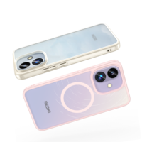 Funda Transparente Mate Antiamarilla para Xiaomi Redmi Note 17/Note 17 Pro, Magnética, Antigolpes, con Carga Inalámbrica
