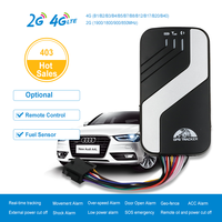 Dispositivo de Rastreo GPS Coban 403C 403D con Soporte Impermeable para Tablero, Software en Línea Gratuito y Soporte para PC