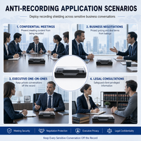 Dispositivo Profesional Anti-grabación para Smartphones, Base Ultrasónica con Bloqueo Activo, Certificación CE/RoHS, Color Personalizable para Seguridad