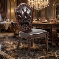 Nouvelle conception, meilleures ventes, mobilier de salle à manger de style classique antique, chaise de salle à manger
