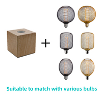 Nouveau Style haute qualité lampe de Table E27 E26 Antique bois lampe de bureau pour hôtels lit chambre lumière décoration