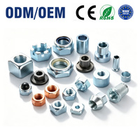 Écrou hexagonal lourd de qualité 2H, revêtu de bleu, conforme aux normes ASTM A193 B7 et A194, pour boulon B7