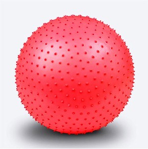 Pelota de Yoga de PVC de 65 cm, a Prueba de Explosiones, para Entrenamiento de Integración Sensorial, con Gránulos de Bola de Dragón, para Alivio del Estrés Femenino, Pelota de Masaje para Parto - Product Image 1
