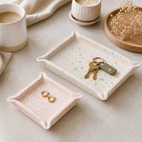 Moule en silicone carré pour la coulée de résine, plateau de rangement irrégulier pour bijoux, moule en époxy avec motif de fleurs séchées, outils de bricolage