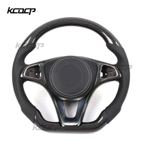 Volant de course Alcantara personnalisé pour Mercedes Benz GLS GLE CLS GLA CLA classe W205 W204 W222 W221 W223 C190 C63 A45 fibre de carbone