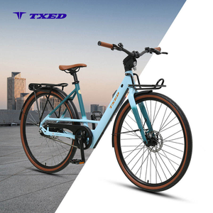 Bicicleta Eléctrica Urbana TXED, Modelo Más Vendido, con Cuadro de Aleación de Aluminio, Motor Trasero sin Escobillas de 36V/400W - Product Image 1