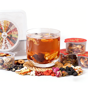 Té Herbal <span class=keywords><strong>de</strong></span> Ginseng y Rosa Natural Ternavia, el Brillo Radiante Definitivo para Mujeres, 180g, 12g*15 Bolsitas <span class=keywords><strong>de</strong></span> Té Premium con Complejo <span class=keywords><strong>de</strong></span> 16 Ingredientes - Product Image 5
