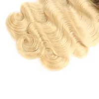 Tissage de cheveux brésiliens T1B/613 Body Wave, extension 100% cheveux humains, 1 pièce, cheveux Remy, double trame machine, 10-30 pouces, permable