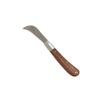 Couteau de greffage en acier inoxydable, bois de santal rouge, couteau pliant à double ouverture