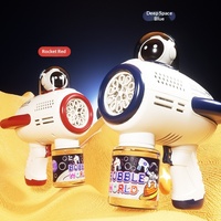 Astronauten-Handseifenblasenmaschine aus ABS-Kunststoff, elektrisch, vollautomatisch, Unisex-Babyspielzeug, 0-24 Monate