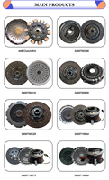 Vente flash Pièces automobiles Kit d'embrayage 240 mm 3000950069 402-1601000 406-1601000 624377700 951669 826298 pour KAMAZ
