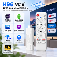 Kedatangan Terbaru H96 Max RK3518 Android TV Stick 4K UHD Pabrik Terlaris Asli Laris Manis 2025 TV Stick Terbaru