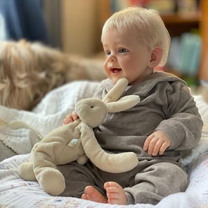 Poupée Reborn Bébé Corps Entier 60 cm en Silicone <span class=keywords><strong>Yannik</strong></span>, Peinte avec des Veines Visibles, Poupées Reborn en Silicone Souple pour Filles - Product Image 3