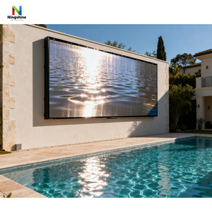 จอแสดงผล LED วิดีโอวอลล์กลางแจ้งสำหรับสระว่ายน้ำ ความละเอียด Full HD P2.5 P4 P5 ขนาด 960x960 มม. ตัวเรือนอะลูมิเนียมหล่อขึ้นรูป HA22 อะลูมิเนียมหล่อขึ้นรูป LED - Product Image 1