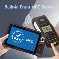 Tablette industrielle robuste OEM en gros UTAB R817 8 pouces Android IP65 étanche 4G avec lecteur NFC frontal