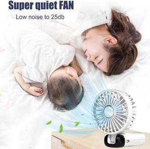 Electric Fan Portable Air Conditioner Mini Cooler <b>Rechargeable</b> Neck Fans with LED Display for Home - Product Image 5