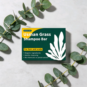 Jabón Natural a Base de Hierbas para el Crecimiento del Cabello, Barra de Champú Suave Hidratante y Anti-Picazón para el Cuero Cabelludo - Product Image 2