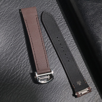 Bracelet de montre en caoutchouc Jettda Factory Connector, remplacement pour Cartier Santos 19 mm 21 mm, étanche, à libération rapide, connecteur en titane