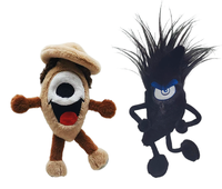 Peluche Monstre aux Grands Yeux Personnalisée CE CPC, Jouet en Peluche Personnage de Dessin Animé Mignon, Poupée Rembourrée OEM, Cadeau Promotionnel Mascotte