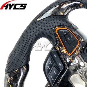 Accesorios Interiores para Automóviles, Volante Deportivo de Fibra de Carbono Forjado con LED RPM para Ford Focus MK4 MK3  <span class=keywords><strong>ST</strong></span> RS MK8 <span class=keywords><strong>Kuga</strong></span> Puma <span class=keywords><strong>ST</strong></span> <span class=keywords><strong>ST</strong></span>-<span class=keywords><strong>Line</strong></span> - Product Image 5