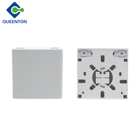 FTTH fibre optique boîte de prise murale mini boîte à bornes 2 ports SC Rosette plaque frontale panneau 86 boîte sc 0.9mm 0.5 mètre queue de cochon