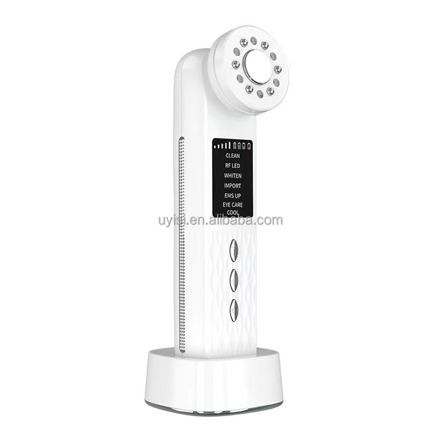 Uyisi 2024 Home Microcurrent Beauty Machine USB Plug Anti-Aging Face Massager with Eye De-Puffing Device for Facial Neck Lifting